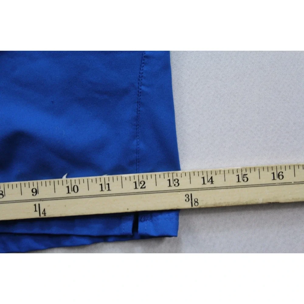 Nike Men Blue Board Shorts Casual Drawstring Swoosh Logo Nike Fit Dry Size Large
